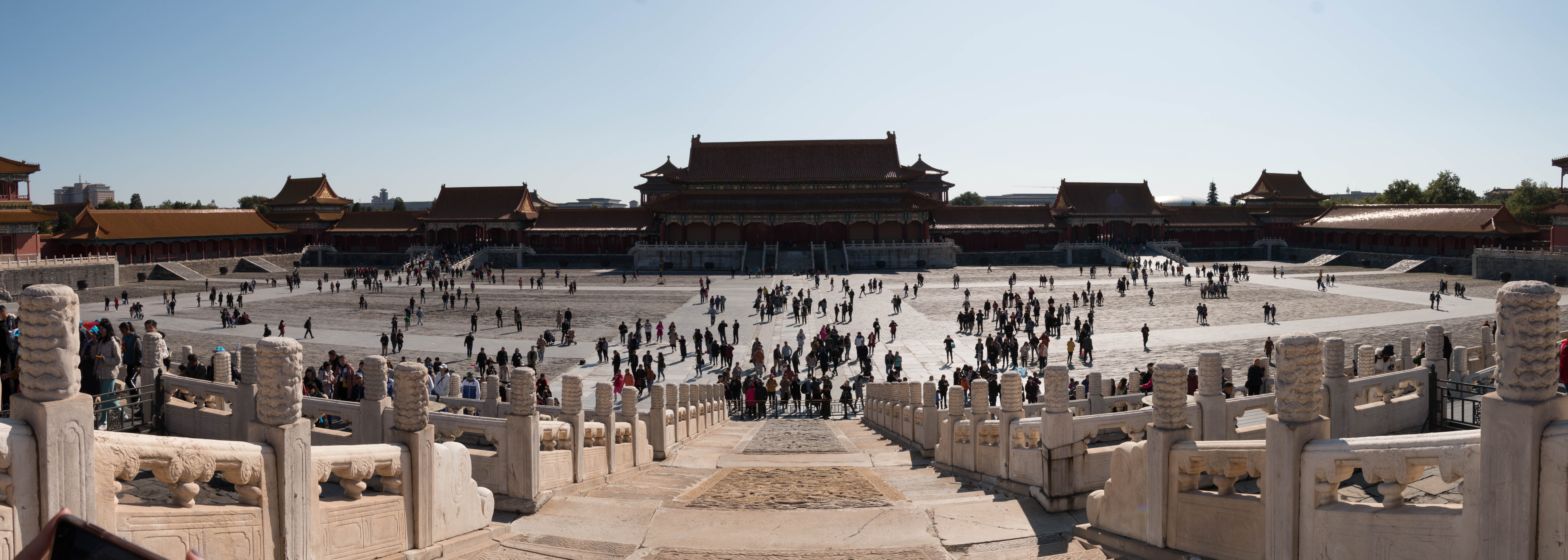 View of the Forbidden City in China